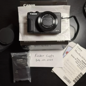 Canon PowerShot G7 X Mark III Camera (Black) - New w/ Extras Included!